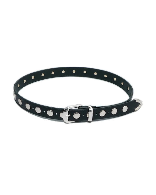 Accessory Concierge FULLY STUDDED SADDLE BELT