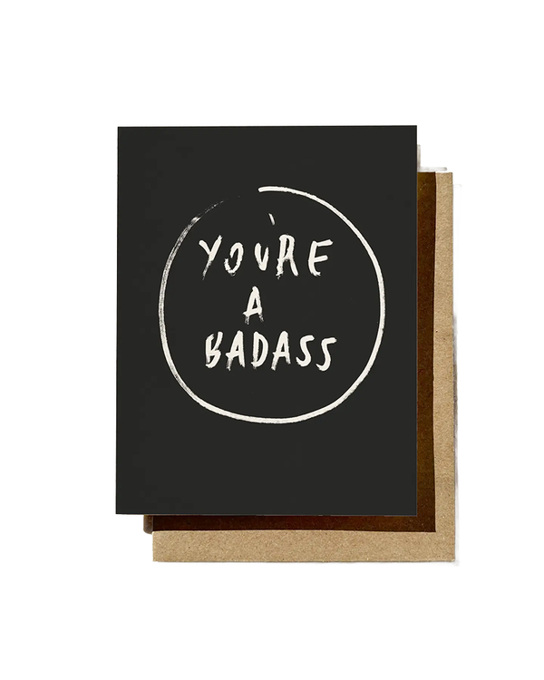 Daydream Prints YOU'RE A BADASS Card