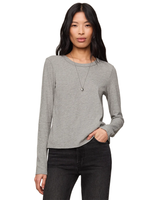 Z Supply JUNIE LONGSLEEVE TEE Heather M