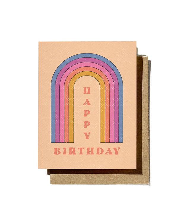 Daydream Prints HAPPY BIRTHDAY RAINBOW CARD