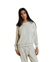 Perfect White Tee SAYLOR LOOP TERRY RAGLAN PULLOVER