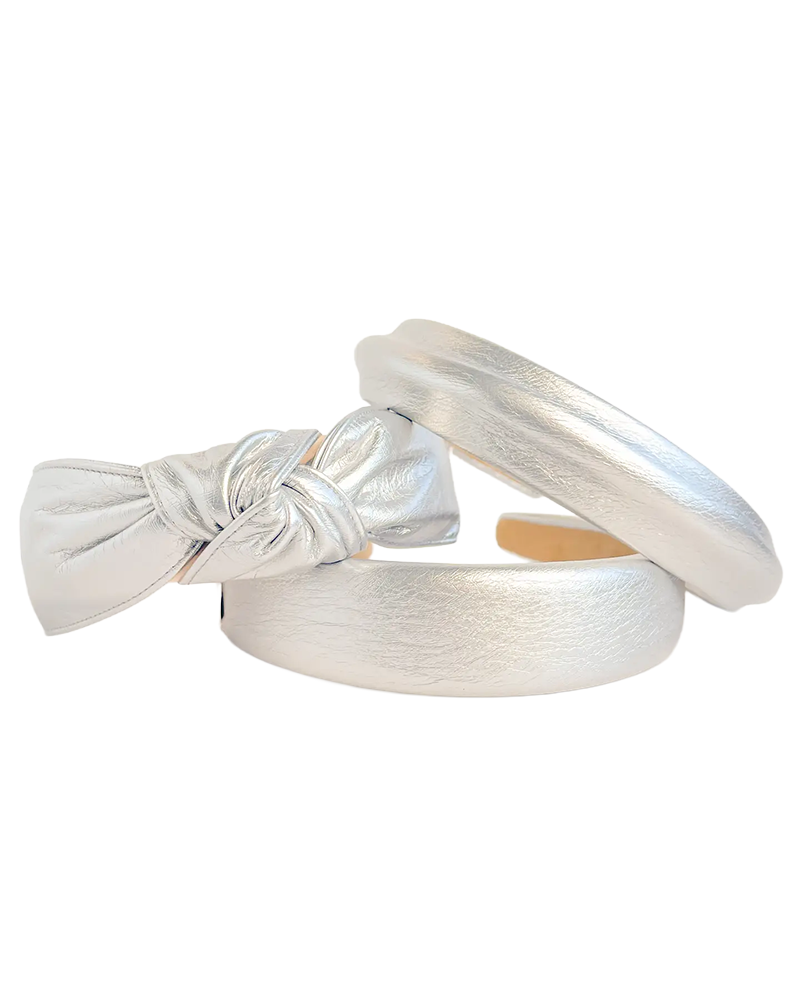 Adorro HOLIDAY SILVER HEADBAND
