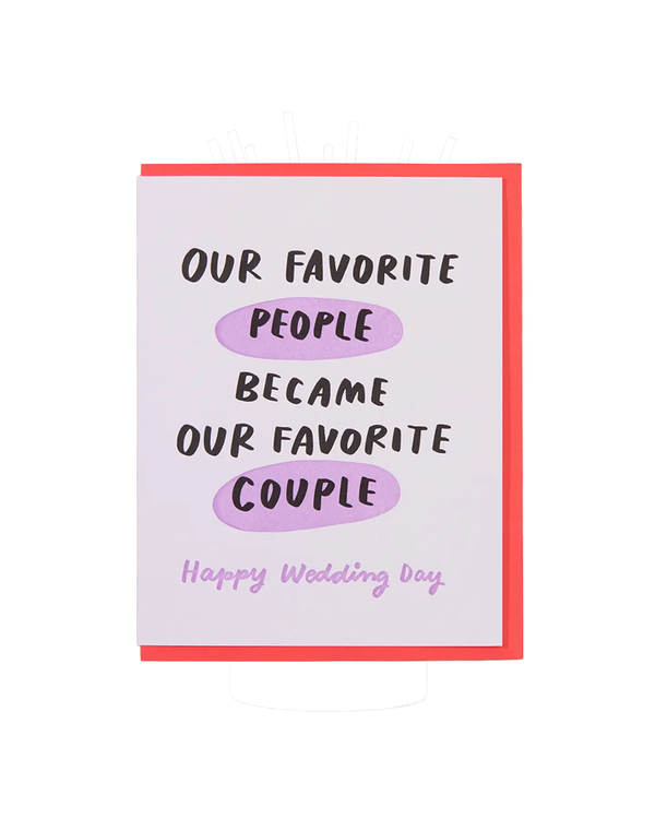 And Here We Are FAVORITE COUPLE CARD