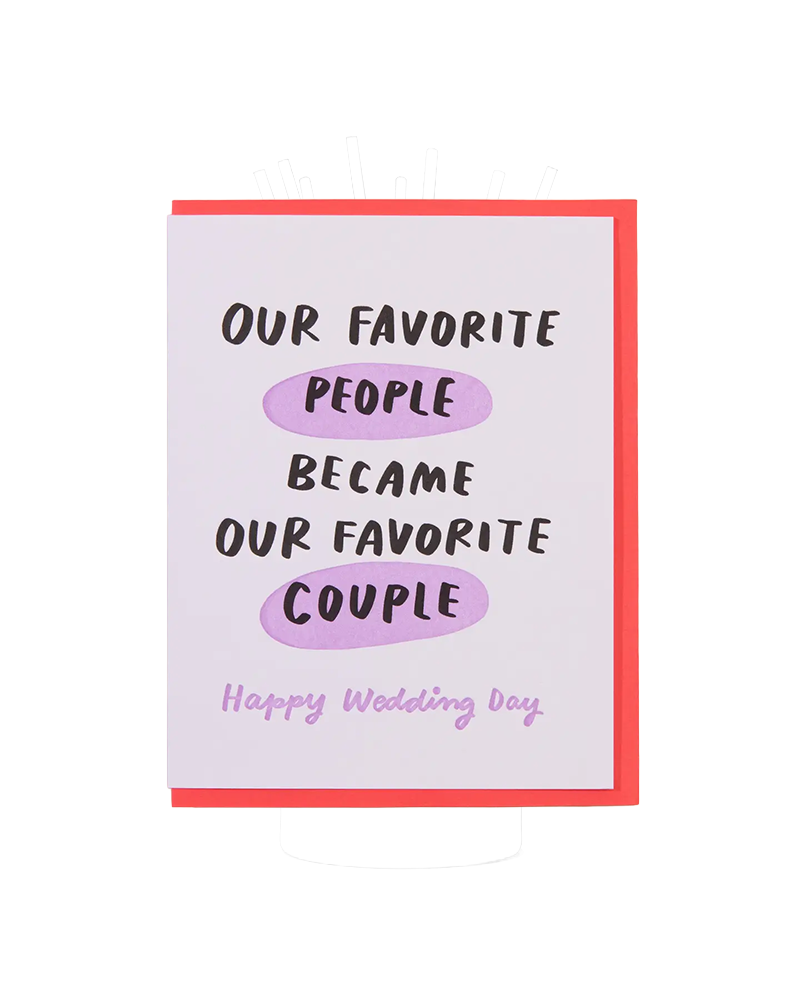 And Here We Are FAVORITE COUPLE CARD