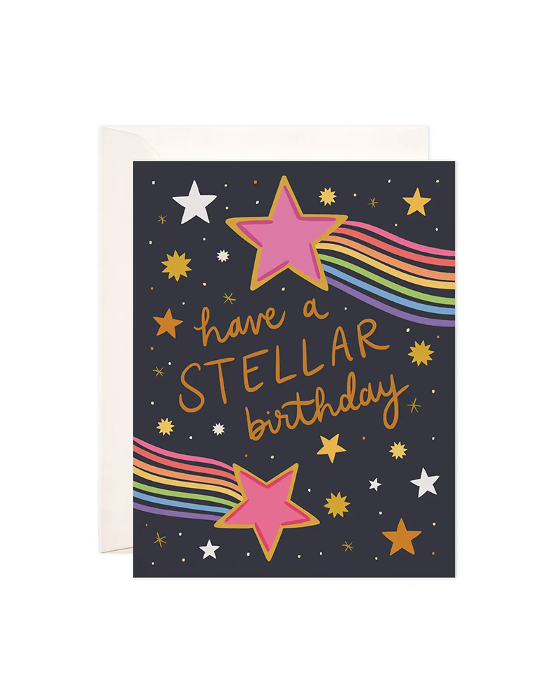 Bloomwolf Studio STELLAR BIRTHDAY CARD