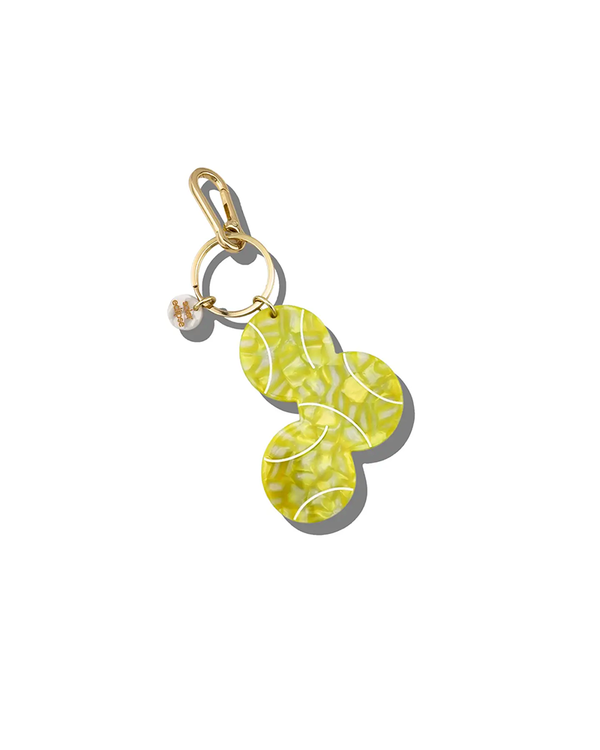 Solar Eclipse TENNIS BALL BAG CHARM KEYCHAIN