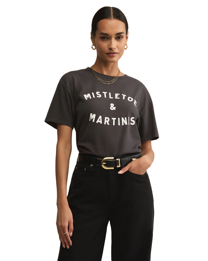 Z Supply MISTLETOE BOYFRIEND TEE