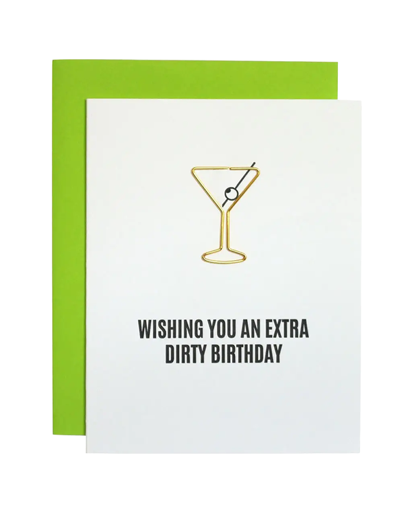 Chez Gagne EXTRA DIRTY BIRTHDAY CARD