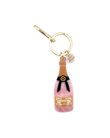Solar Eclipse HAND-PAINTED ROSÉ BAG CHARM + KEYCHAIN