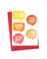 R is for Robo YOU ARE SO HOT CARD