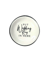 Properly Improper WEDDING RING RING DISH