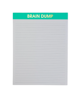 Chez Gagne BRAIN DUMP LARGE MEMO NOTEPAD