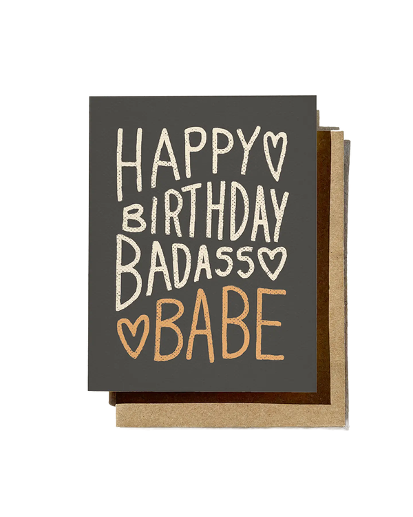 Daydream Prints HAPPY BIRTHDAY BADASS BABE