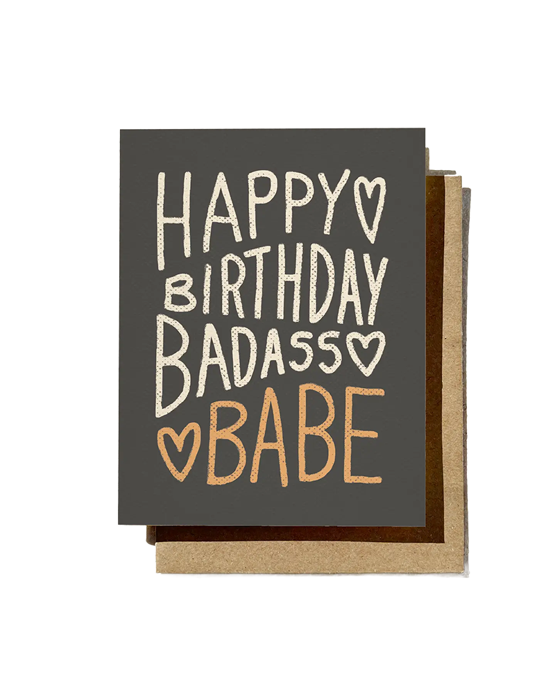 Daydream Prints HAPPY BIRTHDAY BADASS BABE