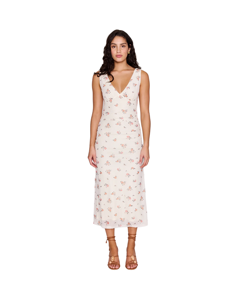 minkpink floral midi dress MinkPink SABINE MESH MIDI DRESS – Shopfado