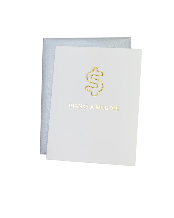 Chez Gagne THANKS A MILLION CARD
