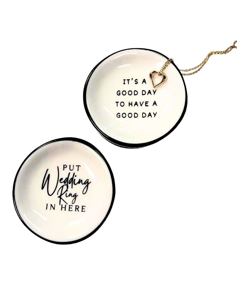 Properly Improper WEDDING RING RING DISH