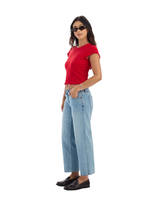 Daze Keeper Crop Low Rise Straight Size 25
