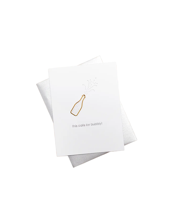 Chez Gagne THIS CALLS FOR BUBBLY CARD
