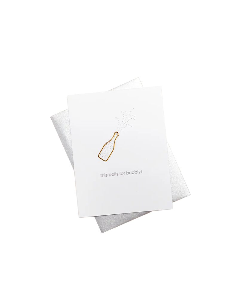 Chez Gagne THIS CALLS FOR BUBBLY CARD
