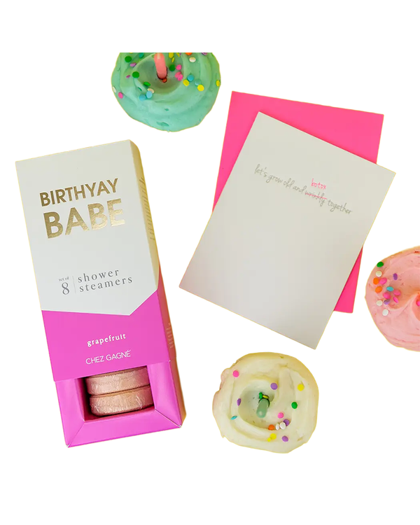 Chez Gagne BIRTHYAY BABE BIRTHDAY SHOWER STEAMERS