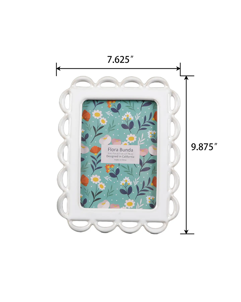 Flora Bunda Inc 5X7 CERAMIC FRAME