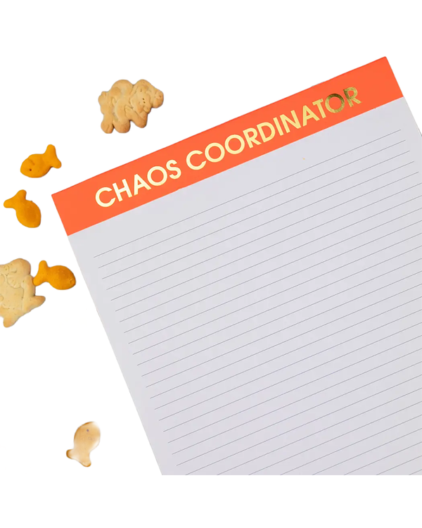 Chez Gagne CHAOS CORDINATOR LARGE MEMO NOTEPAD