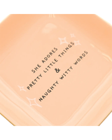 Properly Improper SHE ADORES PRETTY Square Trinket Tray