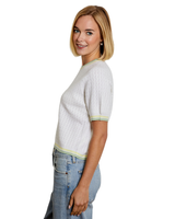 Design History LIGHTWEIGHT TRIM SWEATER