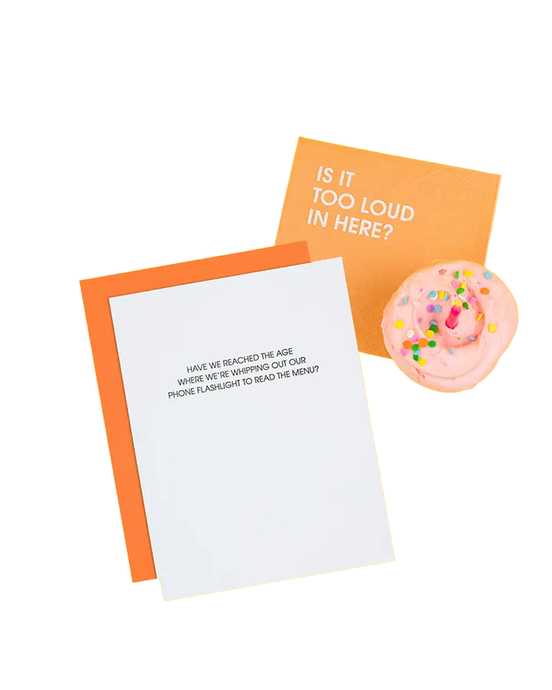 Chez Gagne READ MENU W FLASHLIGHT CARD