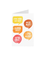 R is for Robo YOU ARE SO HOT CARD