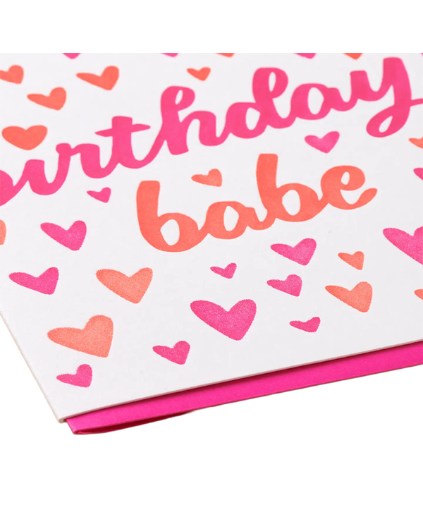 And Here We Are BIRTHDAY BABE CARD