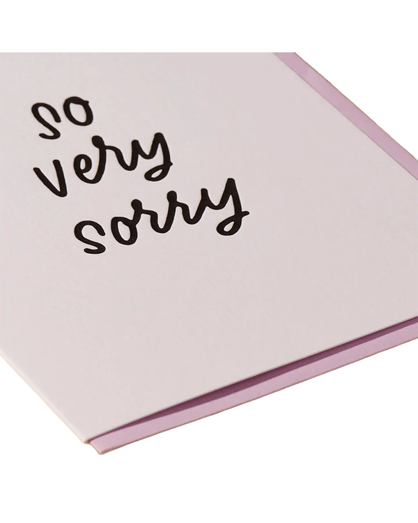 And Here We Are SO VERY SORRY SYMPATHY CARD