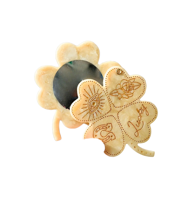Solar Eclipse LUCKY CLOVER COMPACT MIRROR