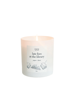 Literie LATE FEES AT THE LIBRARY CANDLE