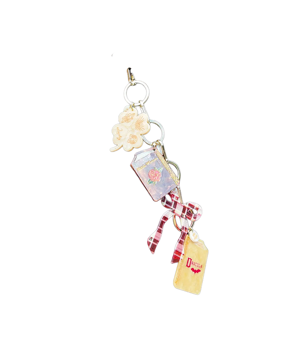 Solar Eclipse LUCKY CLOVER BAG CHARM KEYCHAIN