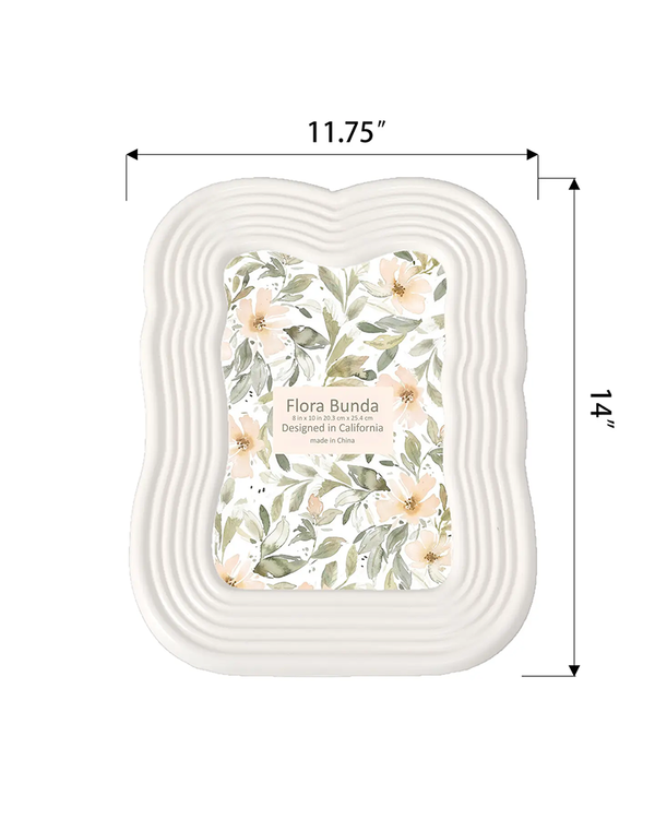 Flora Bunda Inc 8X10 CURVES CERAMIC FRAME