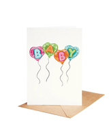 The Shelley Society NEW BABY GREETING CARD