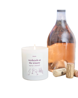 Literie WEEKENDS AT THE WINERY CANDLE