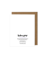 Brittany Paige HOLY CANNOLI BIRTHDAY CARD