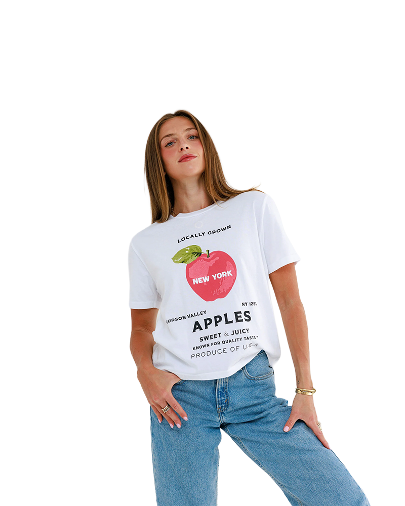 Sunny Somewhere HUDSON VALLET APPLESTAND - EVERYDAY TEE
