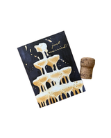 Abigail Jayne Design WEDDING BUBBLES CHAMPAGNE TOWER CARD