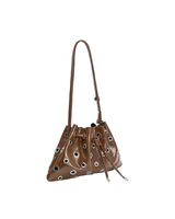 Melie Bianco PALOMA CHOCOLATE RVEGAN SHOULDER BAG