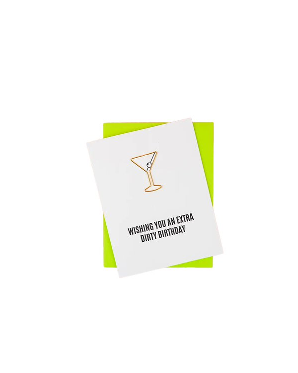 Chez Gagne EXTRA DIRTY BIRTHDAY CARD