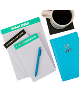Chez Gagne BRAIN DUMP LARGE MEMO NOTEPAD