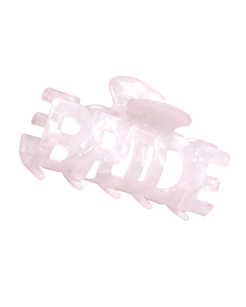 Xofetti Bride Claw Clip White OS