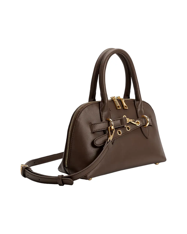 Melie Bianco RUE ESPRESSO VEGAN TOP HANDLE BAG