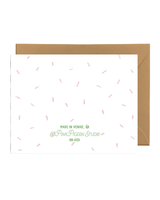 Pink Pigeon Studio TENNIS SHOE BIRTHDAY CARD