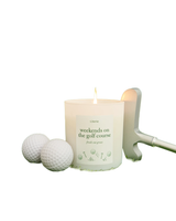 Literie WEEKENDS ON THE GOLF COURSE CANDLE