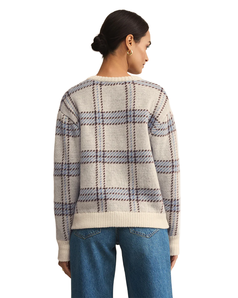 Z Supply JUNCTION PLAID SWEATER